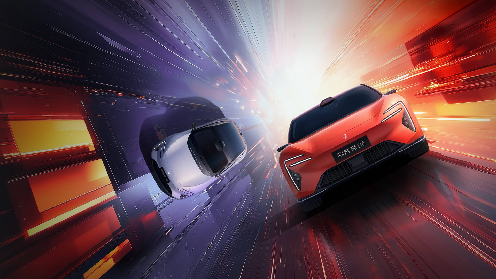 Электромобили Avatr 06 из Китая